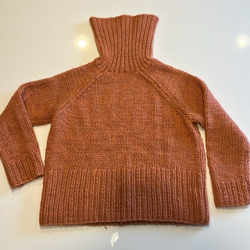 Madewell Handknit Cozy Turtleneck Sweater XL - Picture 7 of 10